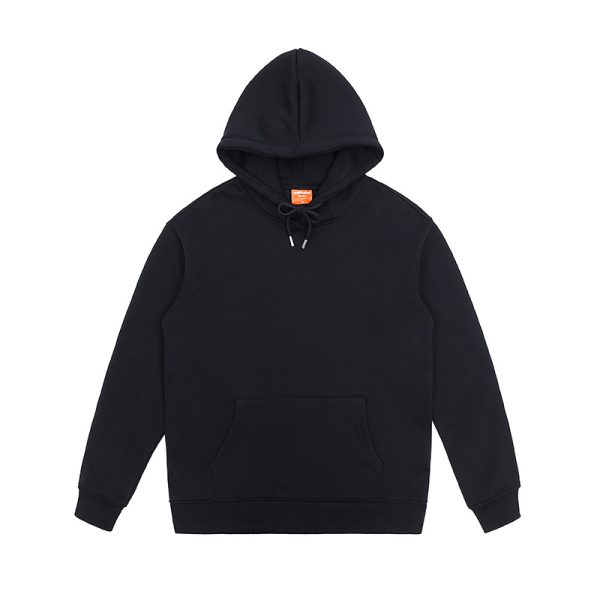 360g Plush loose fit solid round neck sweater