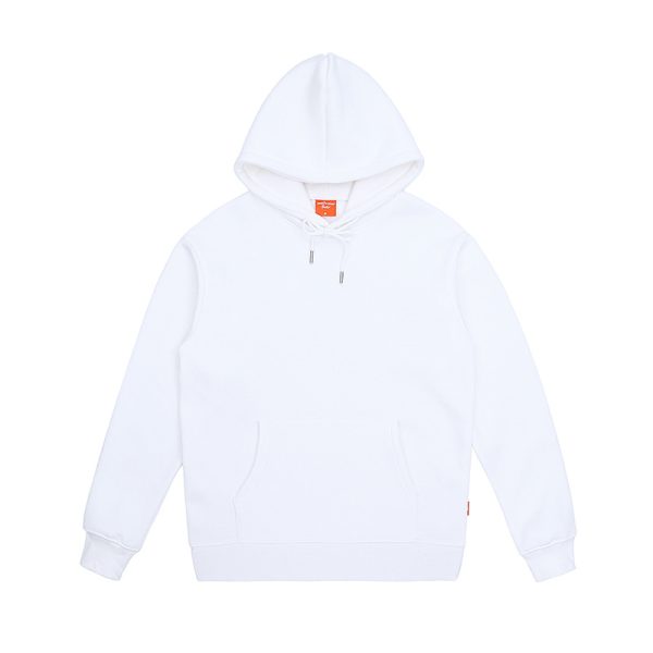 360g Plush loose fit solid round neck sweater - Image 2